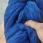 13oz Natural Indigo Dyed Warp Weft White Salvage Denim Fabric W621070-1