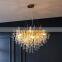 Nordic Modern Crystal Chandelier Luxury Pendant Light Simple Creative Hanging Lamp