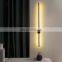 Modern LED Wall Long Hanging Lamp Bedroom Bedside Arc LED Sconce Wall Lights