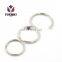 Hot Sell Customize Metal High Quality Key Split Ring Black