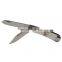 Hand made pocket knife stainless steel blade with shell handle gife for man
