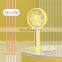 Portable Handheld Fan Mini Personal Fan 30 degree Rotating Adjustmentale USB 1200mAh 4 Speeds Personal colorful cooling Fan