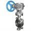 Stainless steel pneumatic butterfly valve D373W-16P DN100