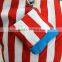 Promotional Summer Beach Bag 2014 Stripe Pattern String Canvas Beach Bag