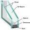 building safety glass insulated glass with strong structure and performance