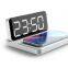 15W Foldable Wireless Charger Stand Strong Magnetic Smart LED Alarm Clock Multifunctional Phone Holder Quick 10W Charging Output