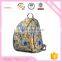 wholesale printing nylon cute floral print diaper backpack