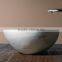 Indoor Bathroom Natural Polished Marble Wash Basin
