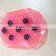 Pink Rubber Jelly Horse Dog Massage Mitt Curry Magnetic Therapy Balls