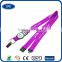 extremely safety buckle purple Polyester Lanyard with Screen Printing