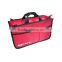 Water Repellent HD Polyester Travel kits bag with multi compartments