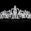 Upscale luxury full diamond tiara crown of the bride wedding headband, Baroque pop hair accessories hair clip