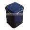 Small colored tea sample tin box
