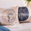 Cotton linen pillow cover cushion sofa sailor office car cushions, American country cushions