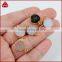 12mm Fashion gold electroplated natural agate sparkly small druzy round pendant                        
                                                Quality Choice