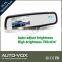 4'' classic car mirror reversing mirror monitors with 2 temperatures sensors and compass