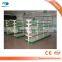 Metal gondola display shelf in the supermarket or shop