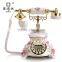 Rotating disk antique European retro home telephone pastoral creative wired telephone Alice