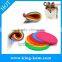 Colorful silicone dog flying saucer training playing game frisbee golf