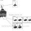 waterproof switches WT25T PSE environmentally Sealed IP67 toggle DPDT switch