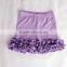 girls cotton spandex ruffled icing shorts