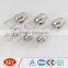 high quality OEM big size silver metal zipper slider