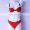 2016 New arrival underwear suit and red color bra and panty set