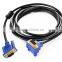 High quality blue vga cable with ferrite bead in different length