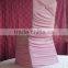 Spandex ruffled pleated chair covers,wedding chair covers with ruffles