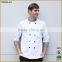 Wholesale Custom Manufacture Uniform Wear Type Chef Shirts and Tops Chef Uniform