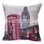 Jacquard Cushion Polycotton Cushion for Home &hotel Decoration &promotion&gift &supermarket Retail ----london Time