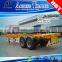 2015 top sale 20ft frame sketetal semi trailer chassis in Philippine