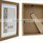 cheap decorative wall art 3d frames, deep handmade wooden box frame