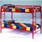 kids twin colorful metal bunk bed