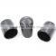 ID 50mm height 30mm Black Grind arenaceous pvc end fitting caps for pipe