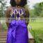2016 Wholesale fashion design african printed party dress for women