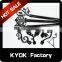 KYOK New design black color curtain rod set,28mm black color curtain finials for home decoration