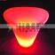 Remote control led flashing ice bucket led round icebucket