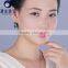10mm black color high luster perfect round tahitian pearl earrings designs