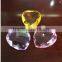 Factory directly wholesale price heart shape red blue purple yellow greecrystal diamond for wedding birthday gift
