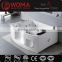 Q360 Super Luxury Acrylic Freestanding 2 person indoor free sex dvd massage bath tub for couple whirlpool