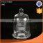 10.5cm glass cake dome with decal