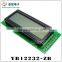 12232-ZB Chinese word stock , Working voltage 5 v / 3.3 v is optional,12232 LCD display modul