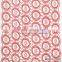 Popular Items For Geometric Fabric Red Milk Silk Geometric Patterns Blockbuster Lace Embroidery High-grade Fabrics