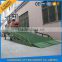 CE portable truck loading ramp mobile hydraulic container dock loading ramp for forklift