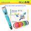 3d drawing pen magic print pen with ABS/PLA materials filament