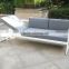 low price garden outdoor sofa furniture, aluminum garden corner sofa set, white patio sofa