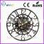 Plastic 15 inch 38 cm wholesale vintage decor sun shape wall clock