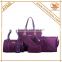 2015 New Style 6pcs Tote Womens Handbag Leather Bag