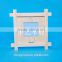 China supplier hear in heart handmade OEM&OEM decor natural wood photo frame picture frame